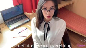 Cute Nerdy Schoolgirl Gets Pounded By Her English Teacher - Fiamurr
