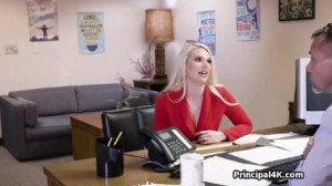 Big tit milf in tie hammered hard at the office